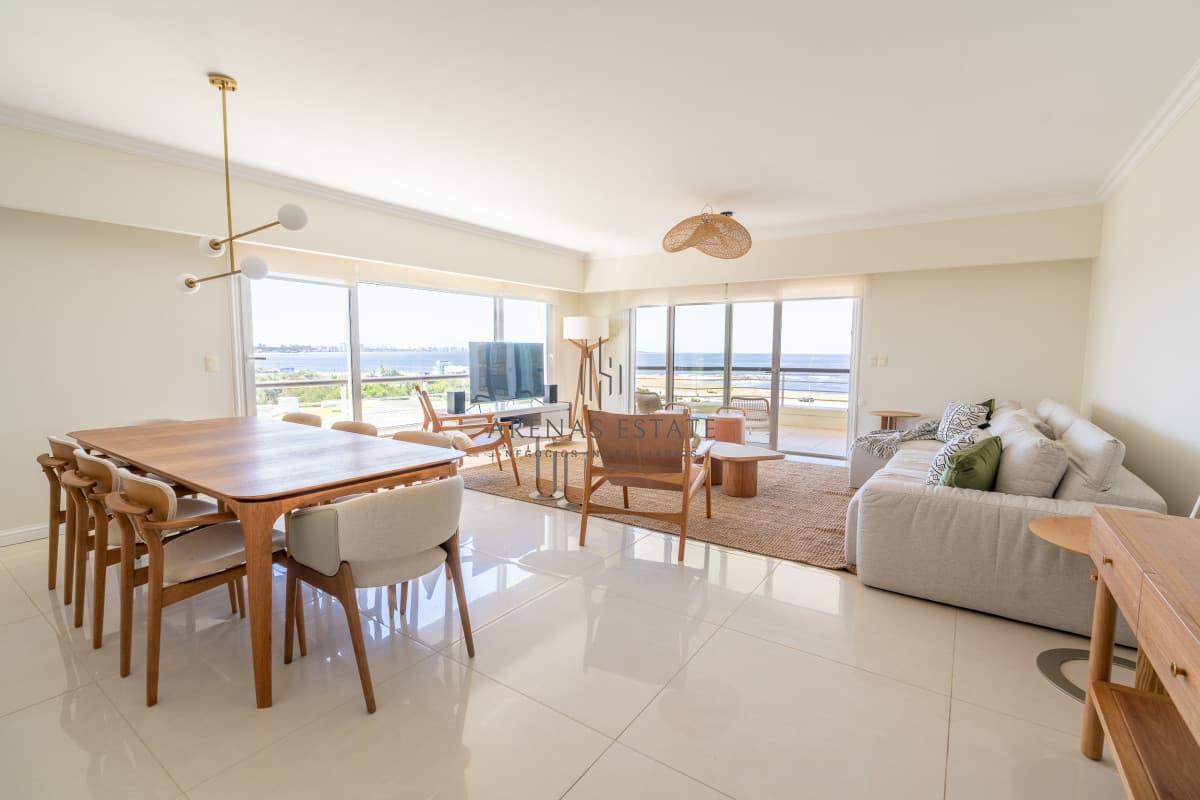 Apartamento ID.3881 - Exclusivo Penthouse en venta en primera linea de la Mansa , Punta del Este