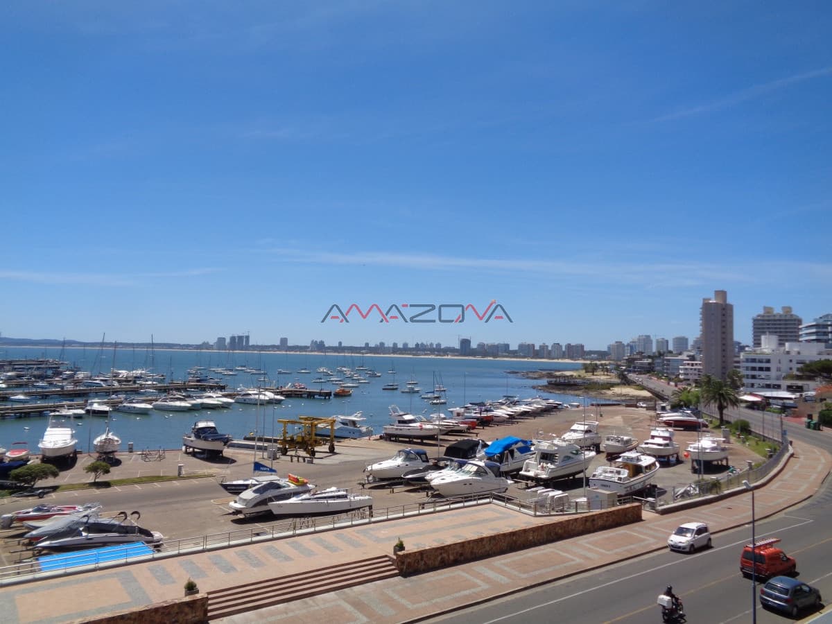 Punta del Este es para vivirlo... Espectacular apartamento con barbacoa en 8vo piso, frente al Puerto, Punta del Este