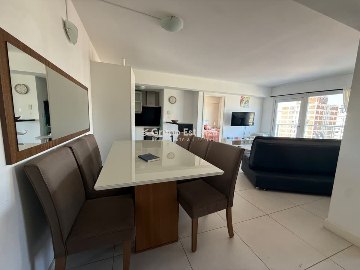 Apartamento funcional, dos dormitorios con buena vista y excelentes amenities