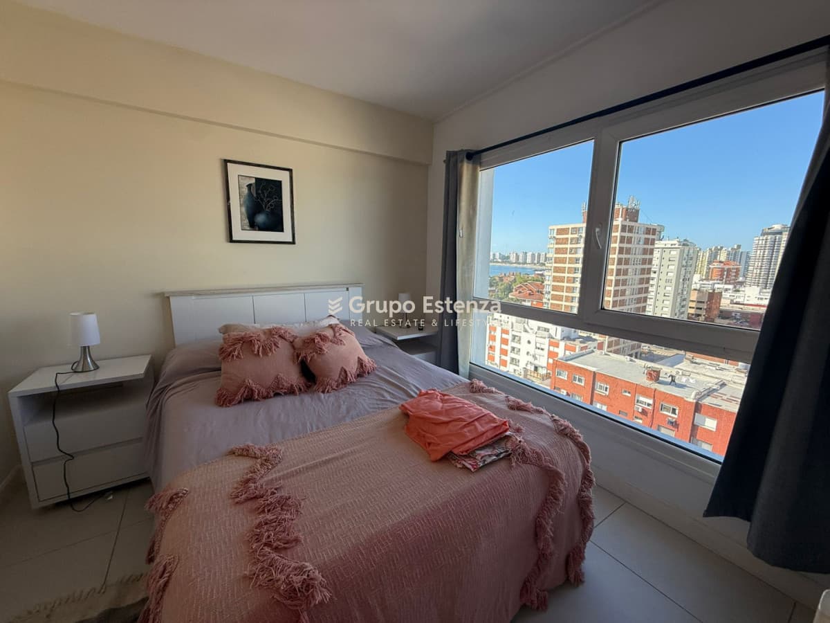 Apartamento funcional, dos dormitorios con buena vista y excelentes amenities