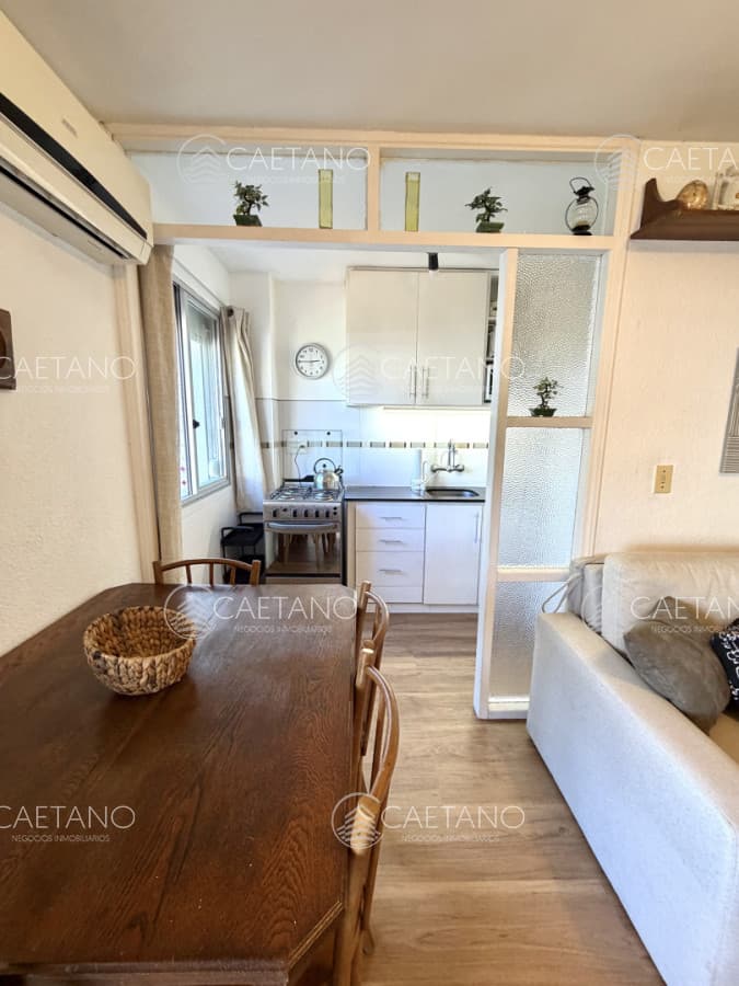 Un dormitorio en venta con gran terraza en Peninsula.