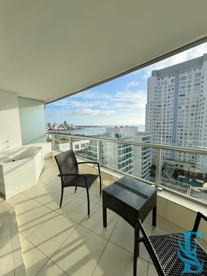 Alquiler Temporario Apartamento 3 Dormitorios A 100 Mts Del Mar Punta Del Este Season Tower