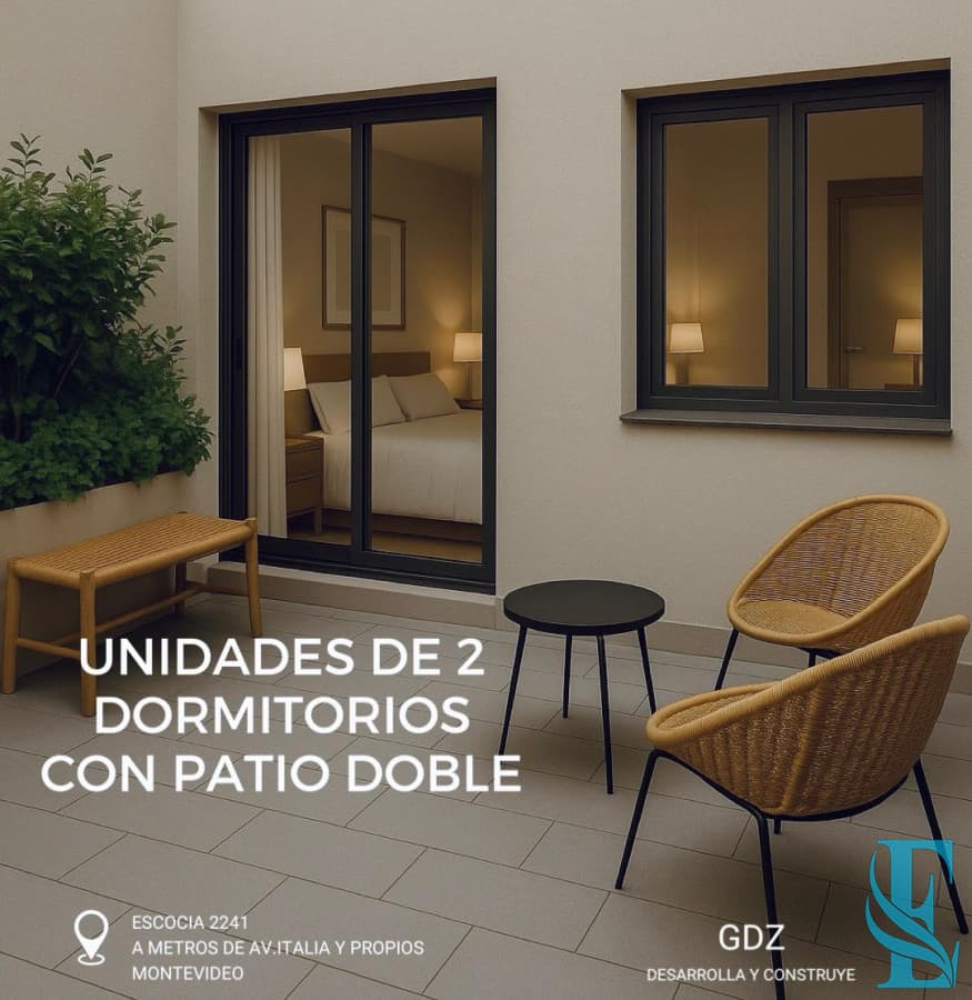 ¡Venta en Pozo! Apartamento Dos Dormitorios Con Balcón A Metros de Av Italia