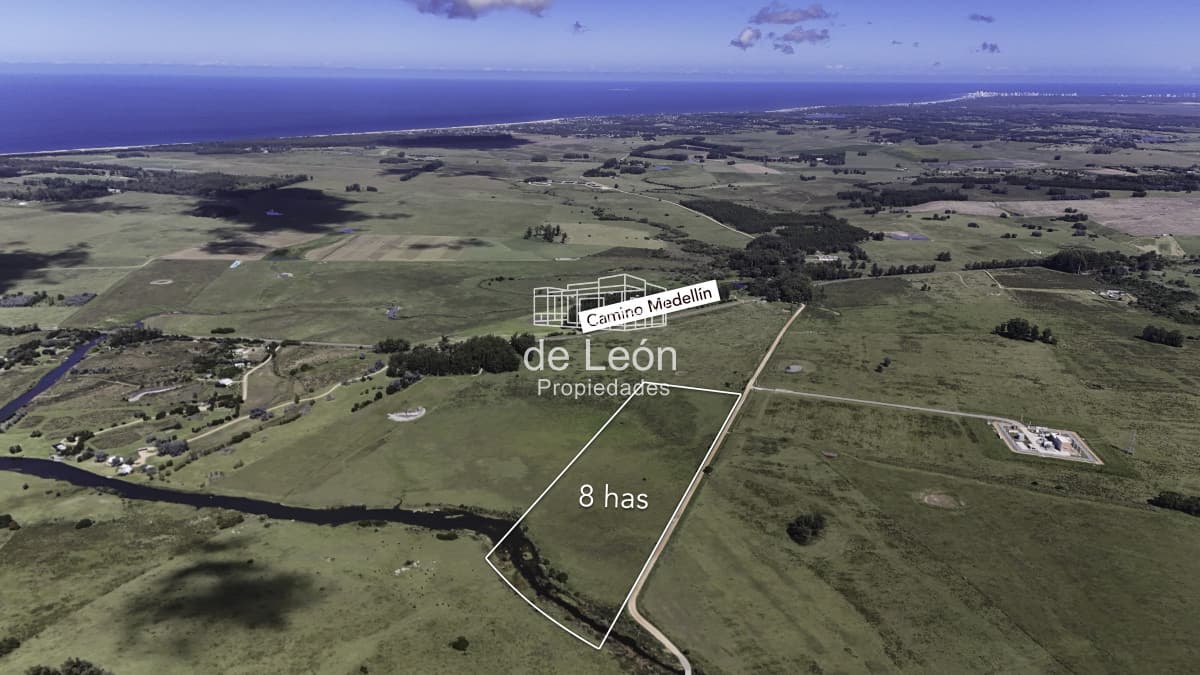 Venta chacra 8 ha en Camino Medellín, Manantiales