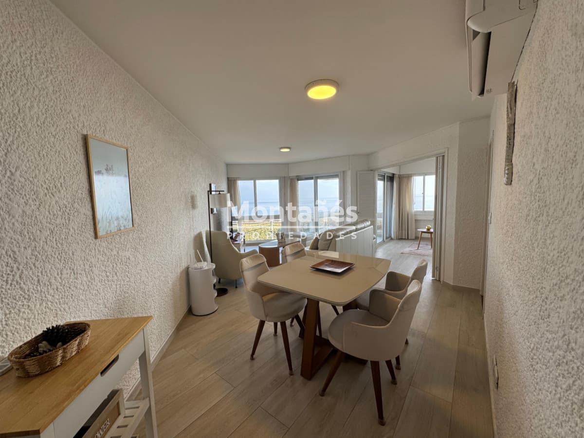 Apartamento ID.10563 - Mansa · Vista directa al mar · 2 dormitorios + cochera