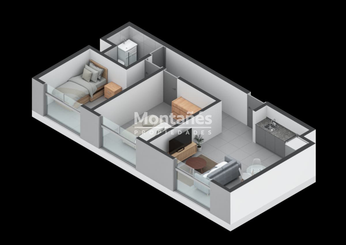 Apartamento ID.10413 - Espectacular Apto. 2 dormitorios en venta