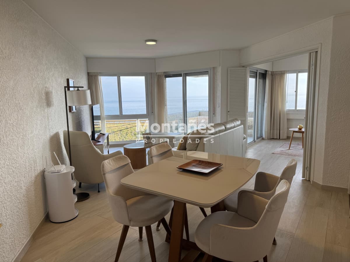 Apartamento ID.10563 - Mansa · Vista directa al mar · 2 dormitorios + cochera