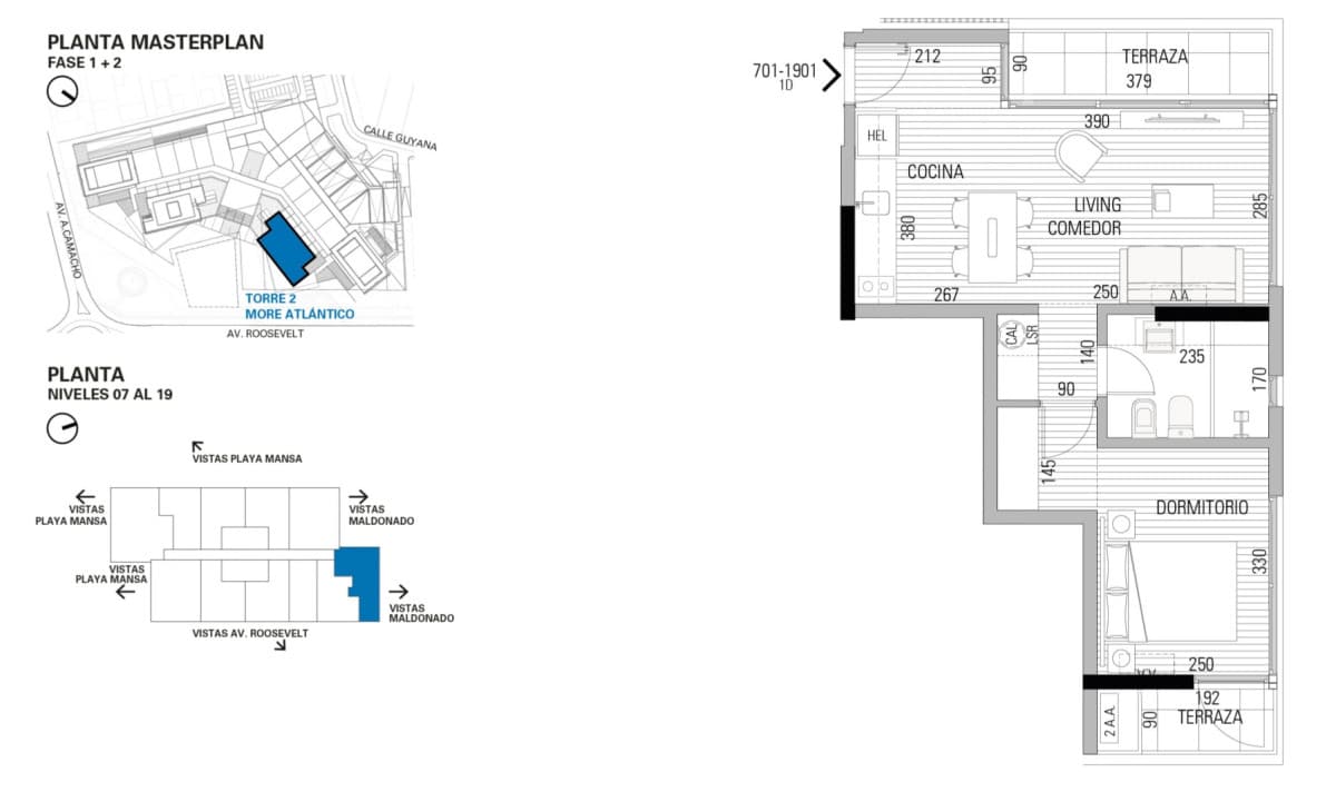 Apartamento ID.10185 - Ultimas unidades- More Atlantico II 2 Dormitorios