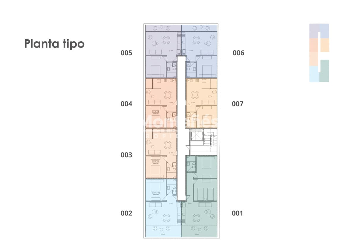Apartamento ID.10351 - Pre-Venta Edificio Romi 1 dormitorio