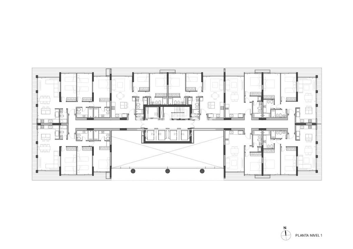 Apartamento ID.10513 - Torres del Este Brava  2 Dormitorios
