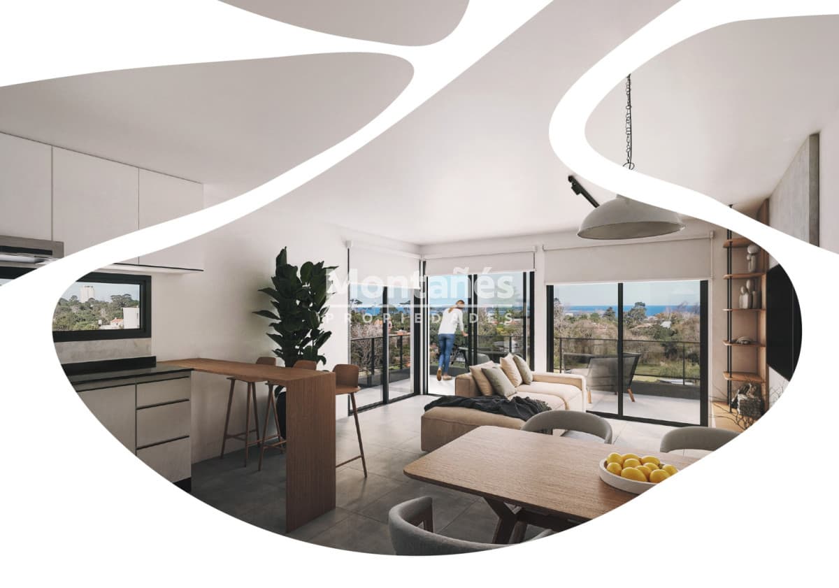 Apartamento ID.10608 - Apto. de 2 dormitorios en 5° piso, vista despejada, gran terraza