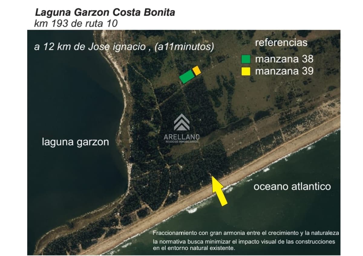 Terreno ID.7086 - Venta lotes en Costa Bonita (Laguna Garzón)