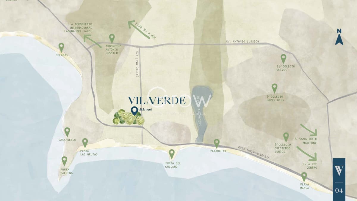 Lote a pasos del mar en Punta Ballena!