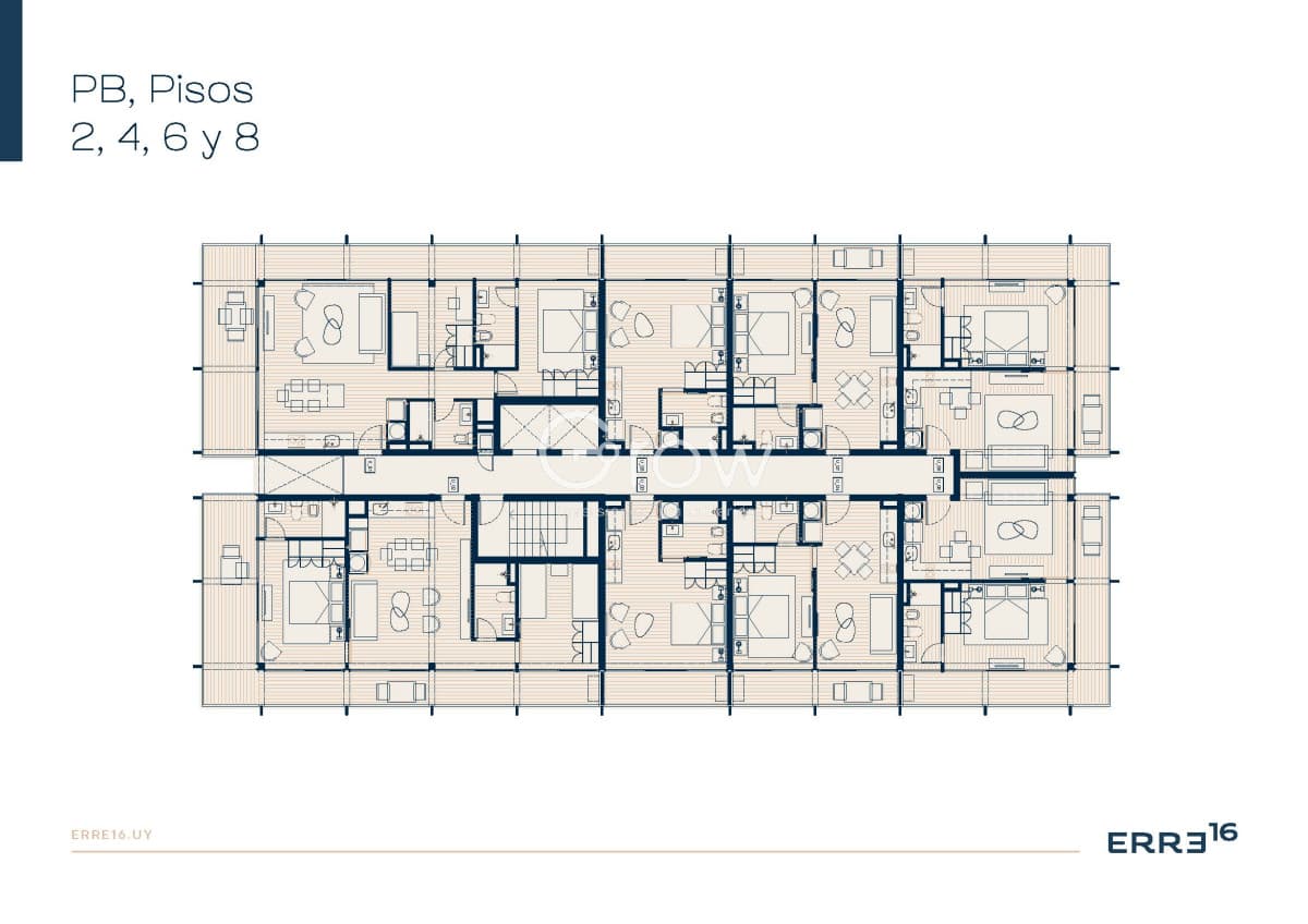 Preventa exclusiva Erre 16 en Punta del Este apartamento de 2 dormitorios!