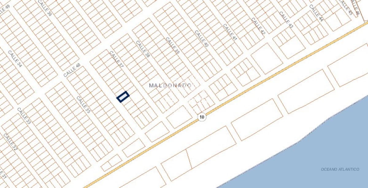 Terreno en Venta en Balneario Buenos Aires, calle 36, 450m2