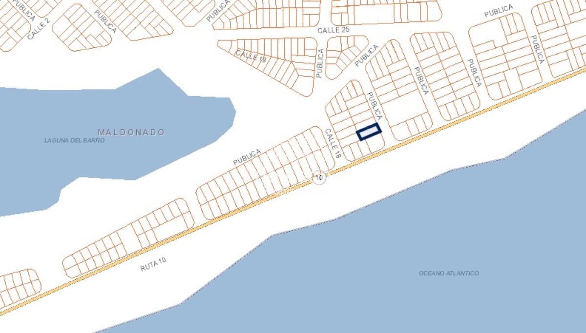 Se vende lote de 570m2 en Santa Monica a 50 metros de la ruta