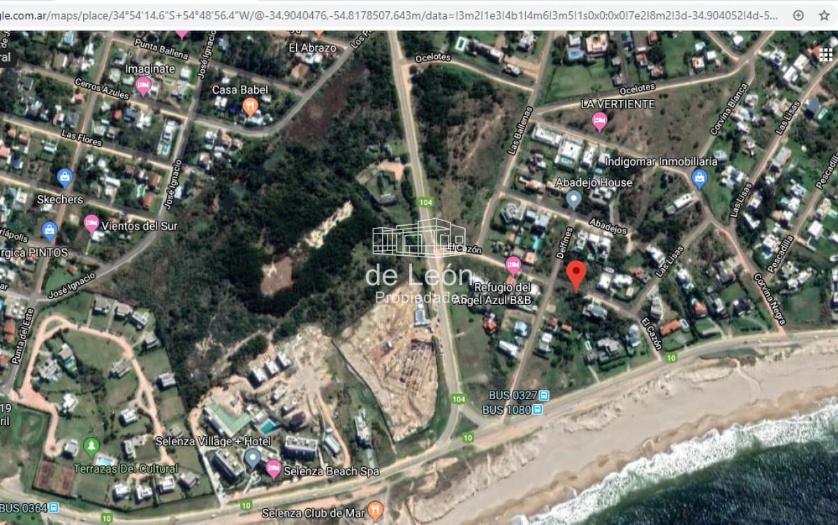Terreno en El Chorro muy próximo al mar y a Ruta 10, 501m2