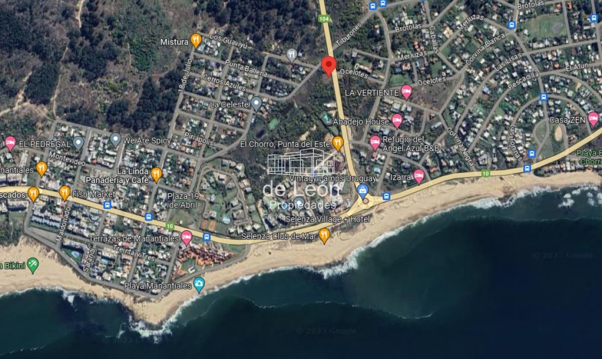 Se venden 2 lotes sobre ruta 104 en El Chorro