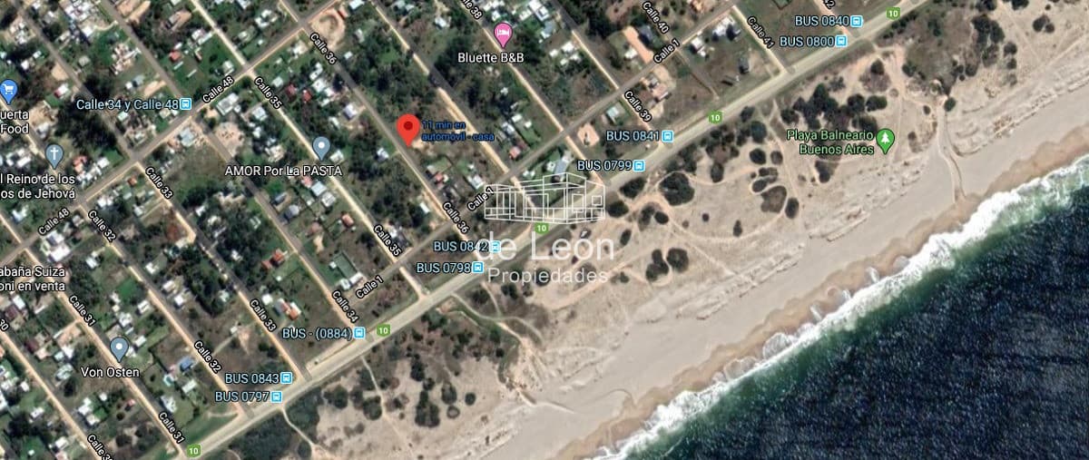Terreno en Balneario Buenos Aires sobre calle 36, 450m2