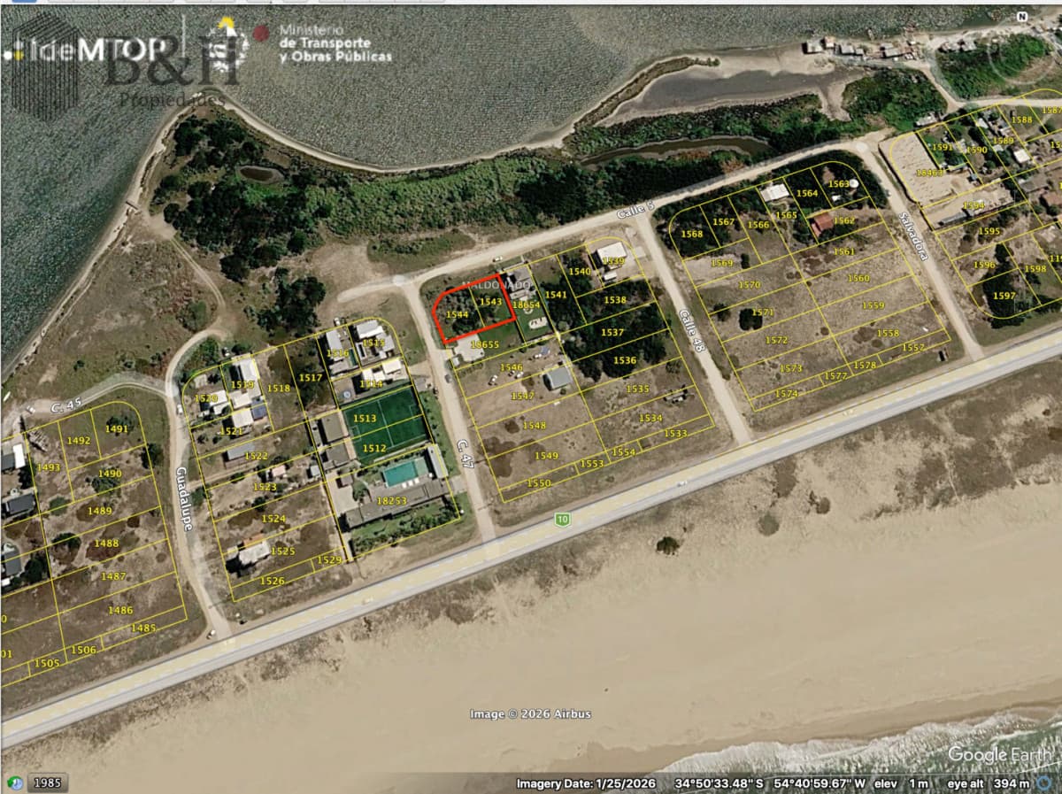 TERRENOS EN VENTA EN SANTA MONICA PRIMERA LINEA A LA LAGUNA