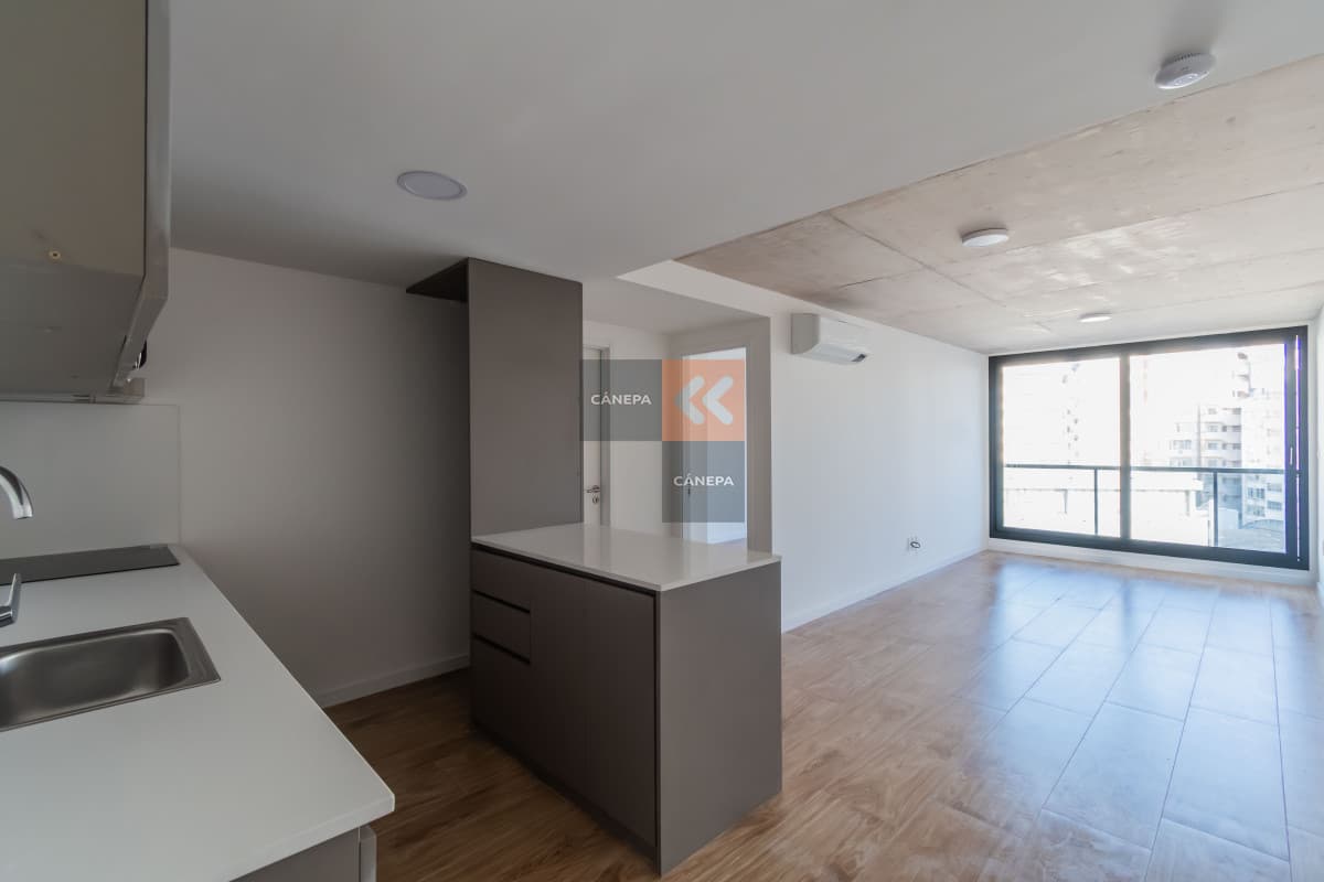 Venta con renta apartamento de 1 dormitorio en Pocitos