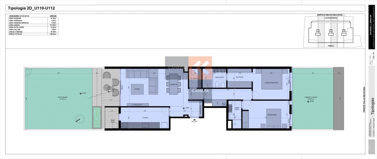Departamento de 2 dormitorios en venta en San Rafael