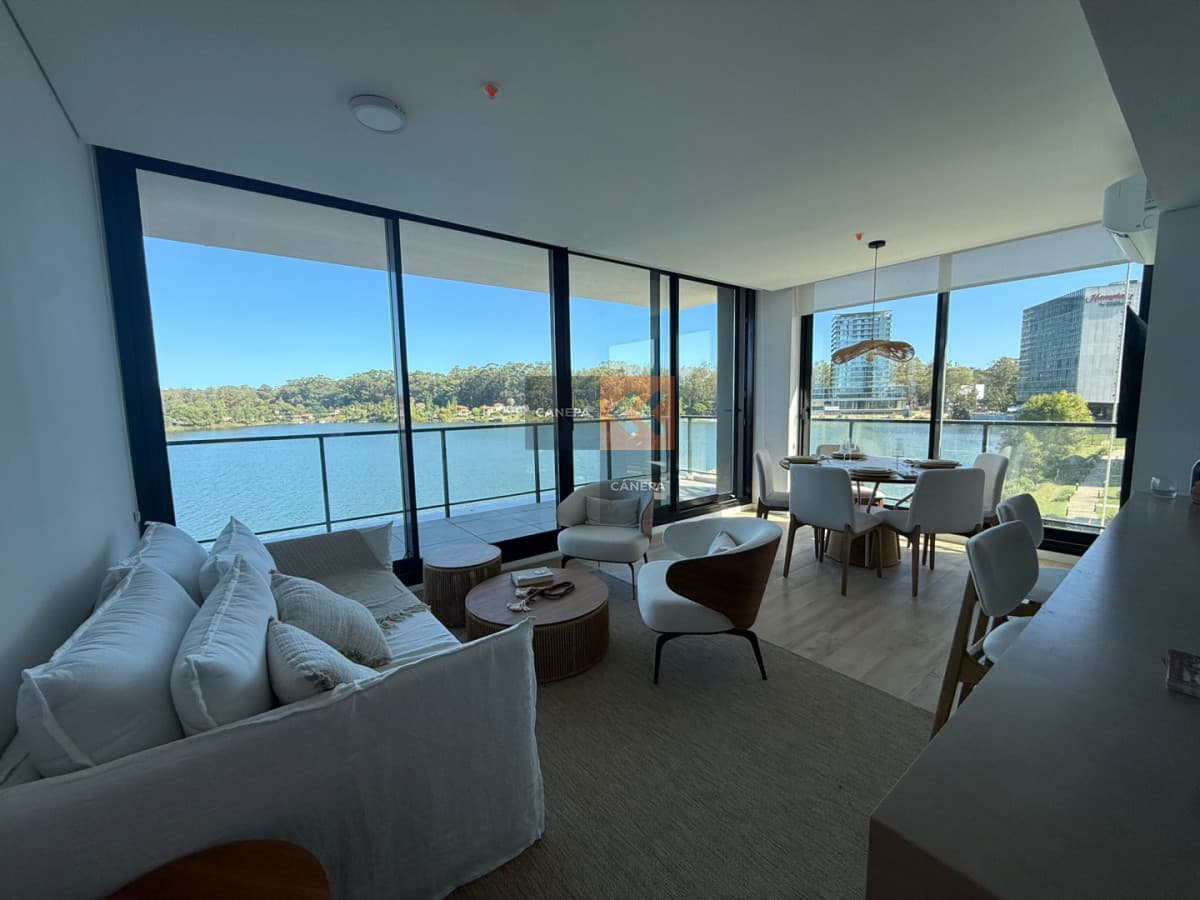 Venta apartamento de 1 dormitorio sobre el Lago Calcagno