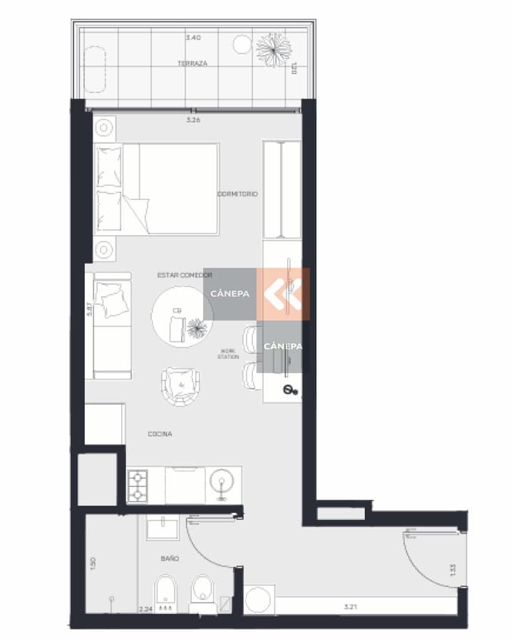 Apartamento ideal para inversión en Centro de Montevideo