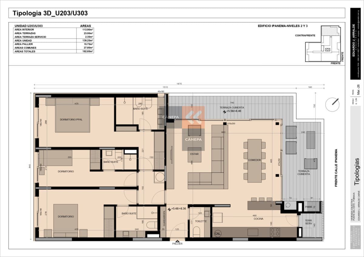 Departamento en venta con 3 suites con parrillero propio en San Rafael