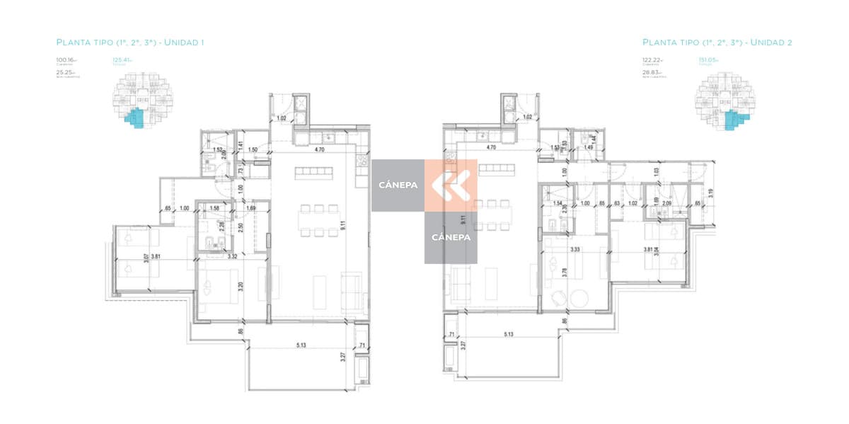 Departamento 2 dormitorios en venta
