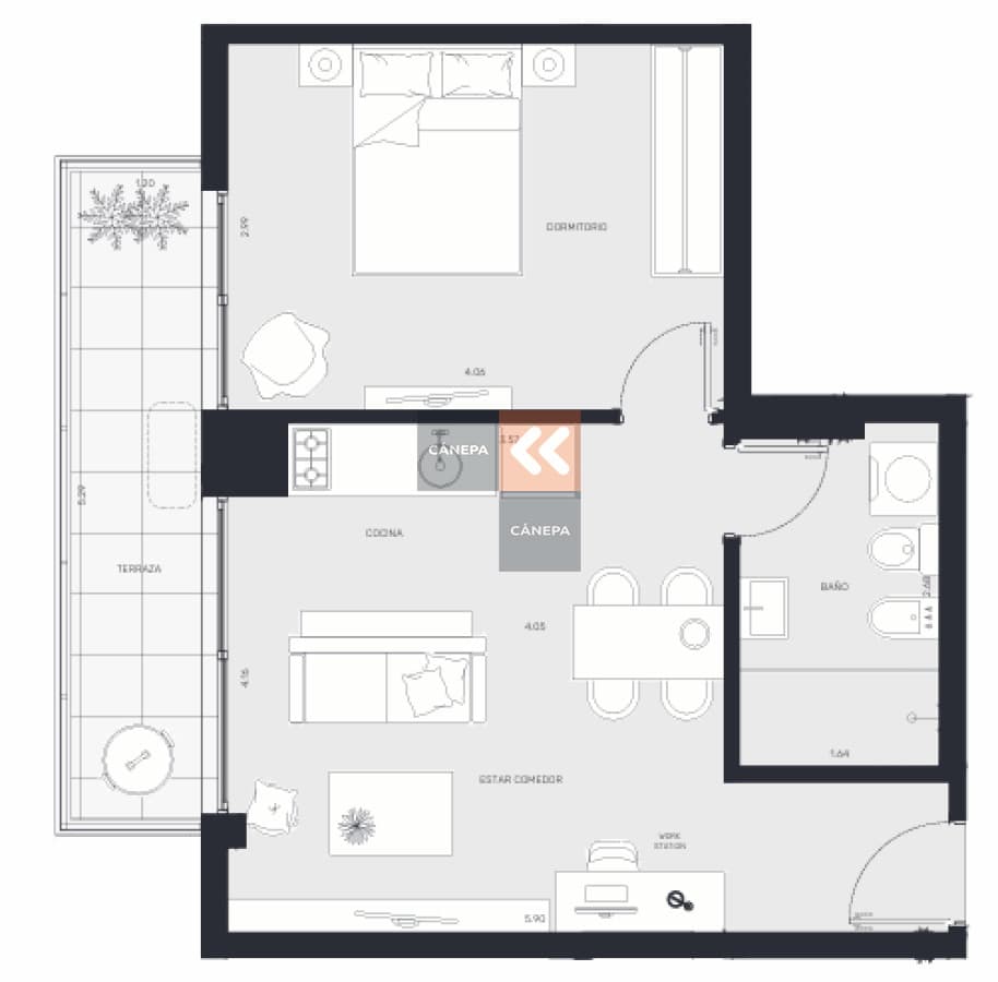 Apartamento ideal para inversión en Centro de Montevideo