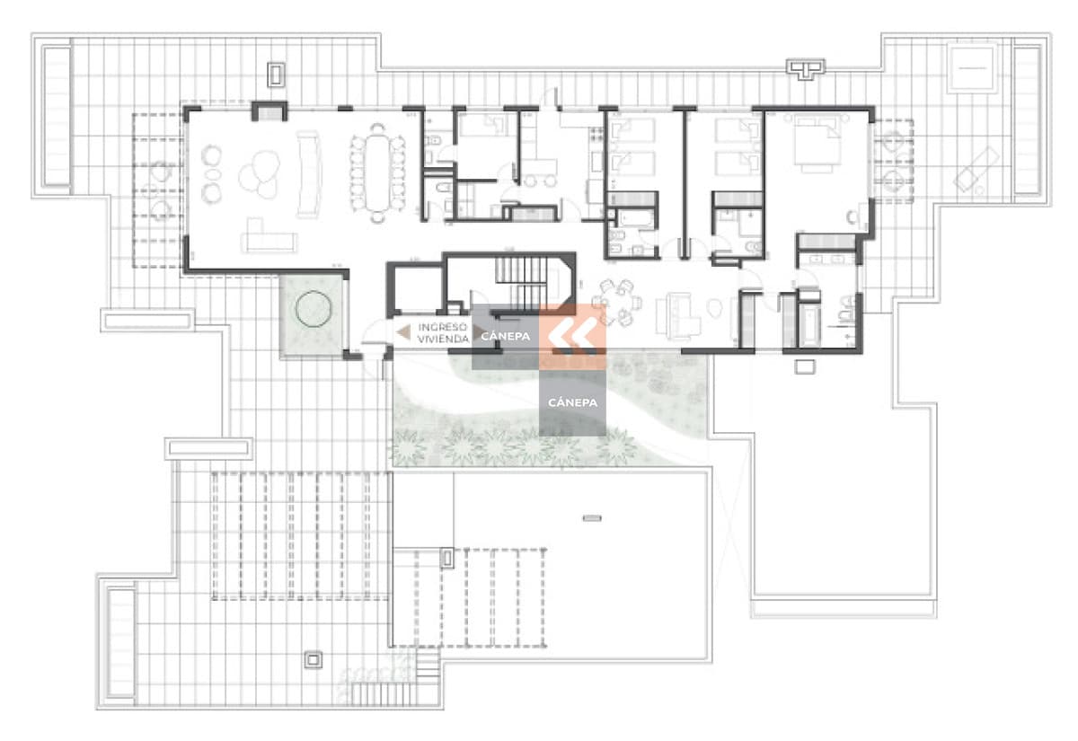 Venta apartamento de 4 dormitorios en Carrasco Sur