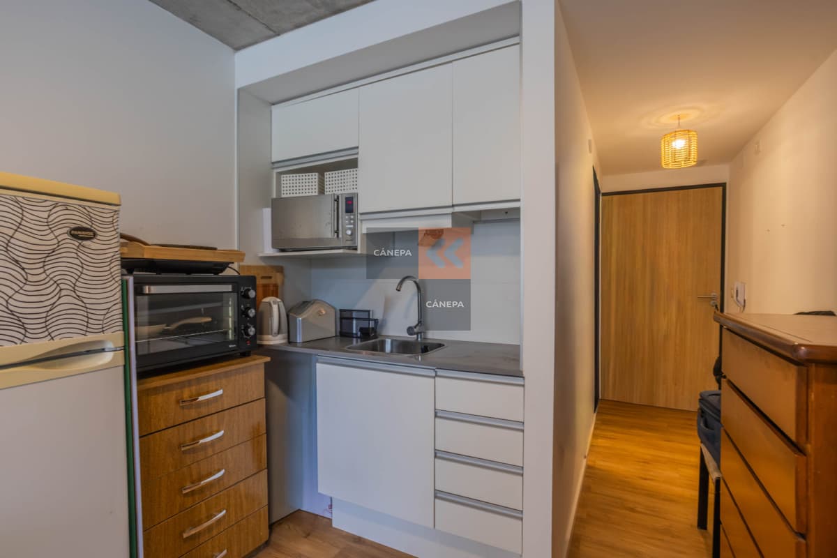 Venta con renta monoambiente con vista a la rambla de Punta Carretas