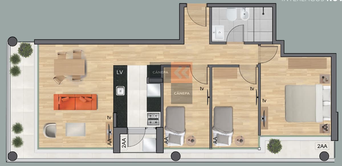 Venta apartamento 3 dormitorios en Parque Carrasco