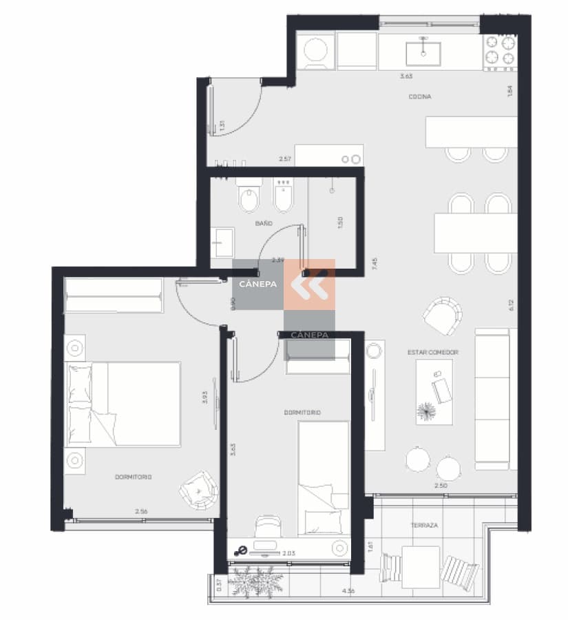 Apartamento ideal para inversión en Centro de Montevideo