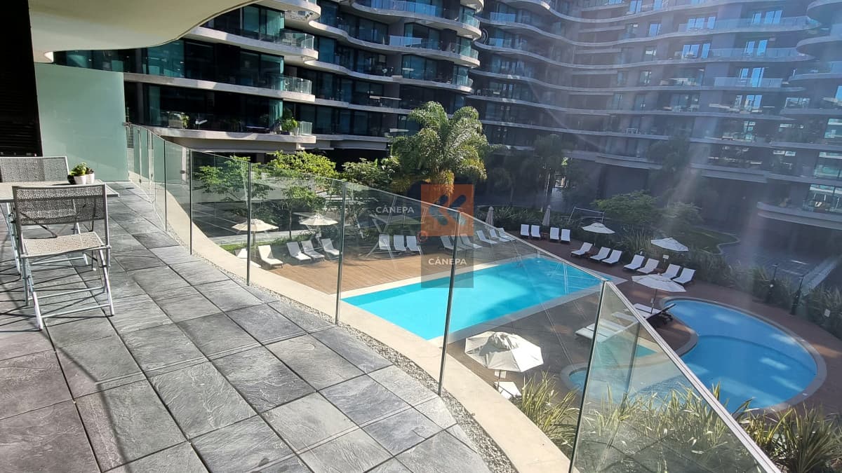 Venta y alquiler de apartamento amueblado de 1 dormitorio en Puerto del Buceo