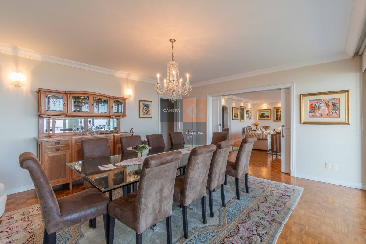 Venta excelente apartamento 3 dormitorios sobre la Rambla de Pocitos
