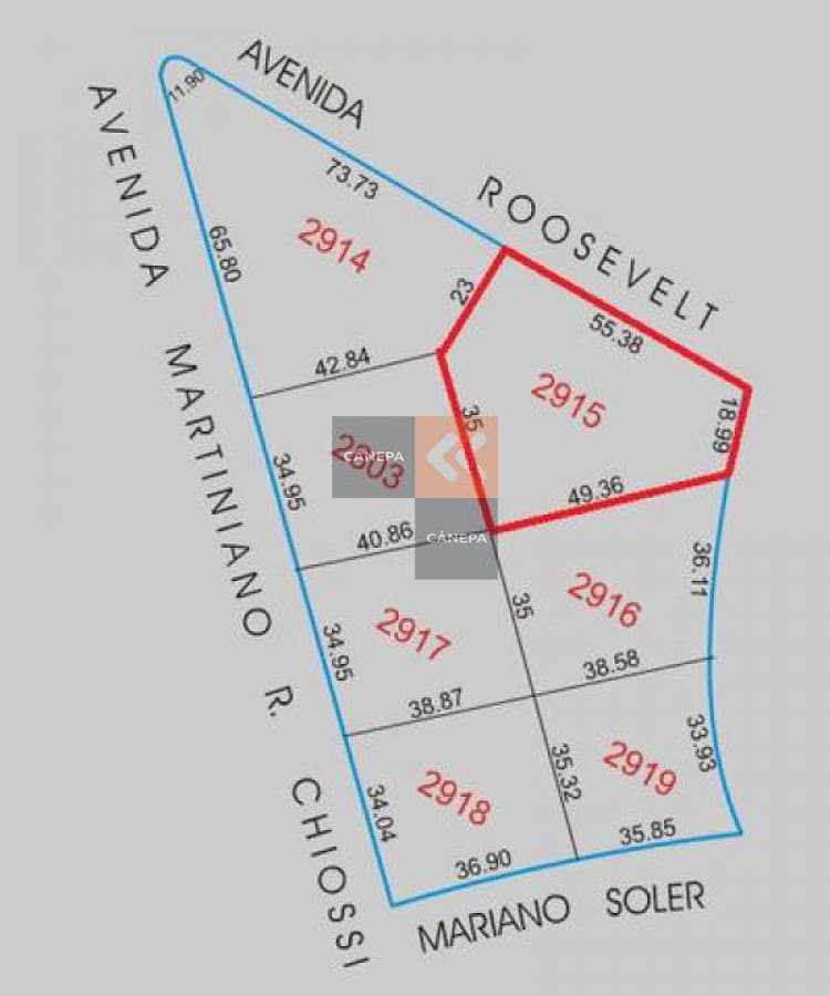 Terreno para construir Edificio en esquina estrategica sobre Roosevelt , cerca del centros comerciales
