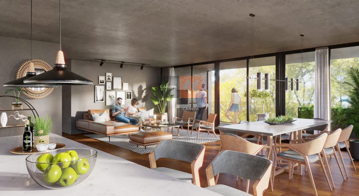 Apartamento de 2 dormitorios en Carrasco