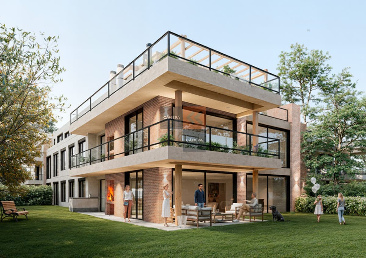 Venta apartamento de 4 dormitorios en Carrasco Sur + terraza con parrillero propio