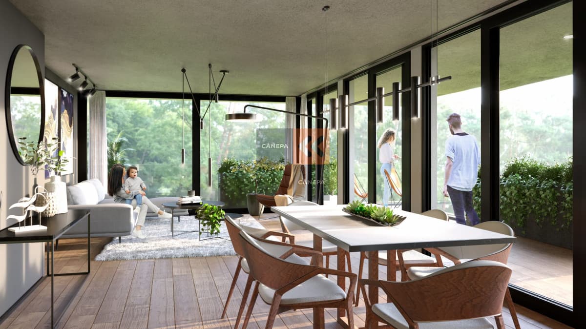 Apartamento de 2 dormitorios en Carrasco