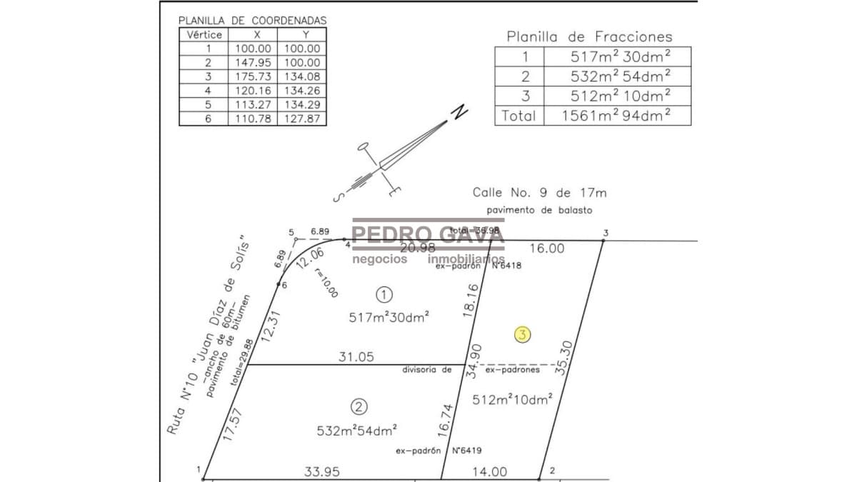 Terreno ID. 310
