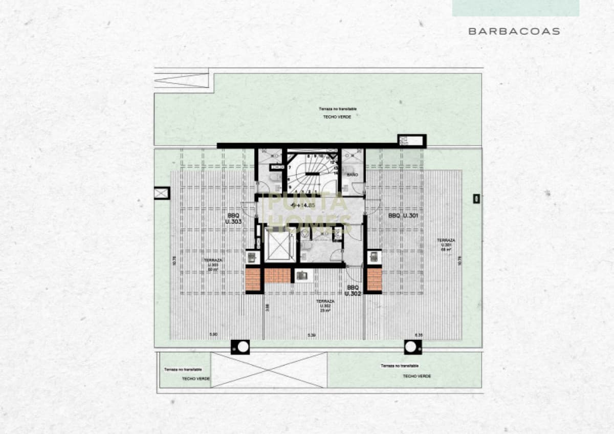 Punta Homes Inmobiliaria Apartamento ID.3976 - Nordeste Residences apto 103