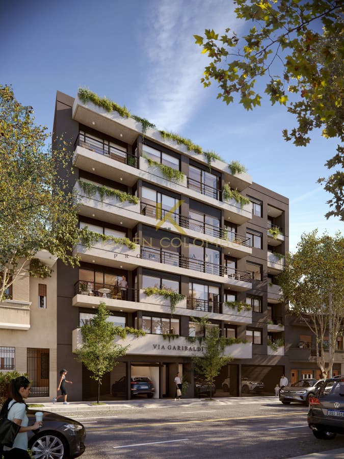 Venta apartamento 1 dormitorio Vía Garibaldi