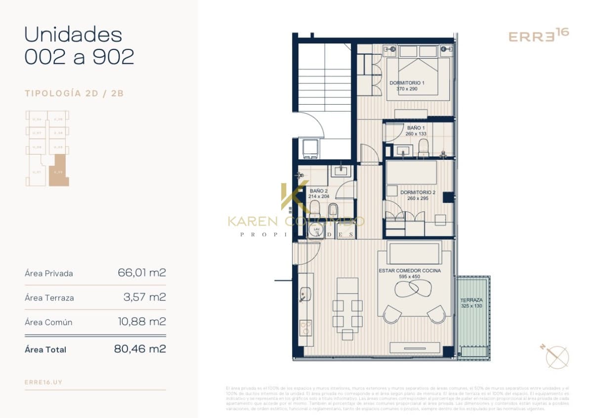 ERRE 16-2 dormitorio en Venta