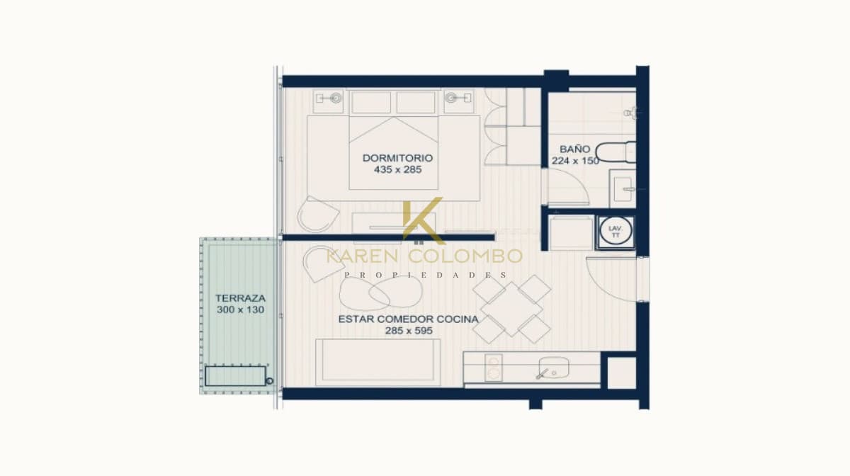 ERRE 16-1 dormitorio en Venta