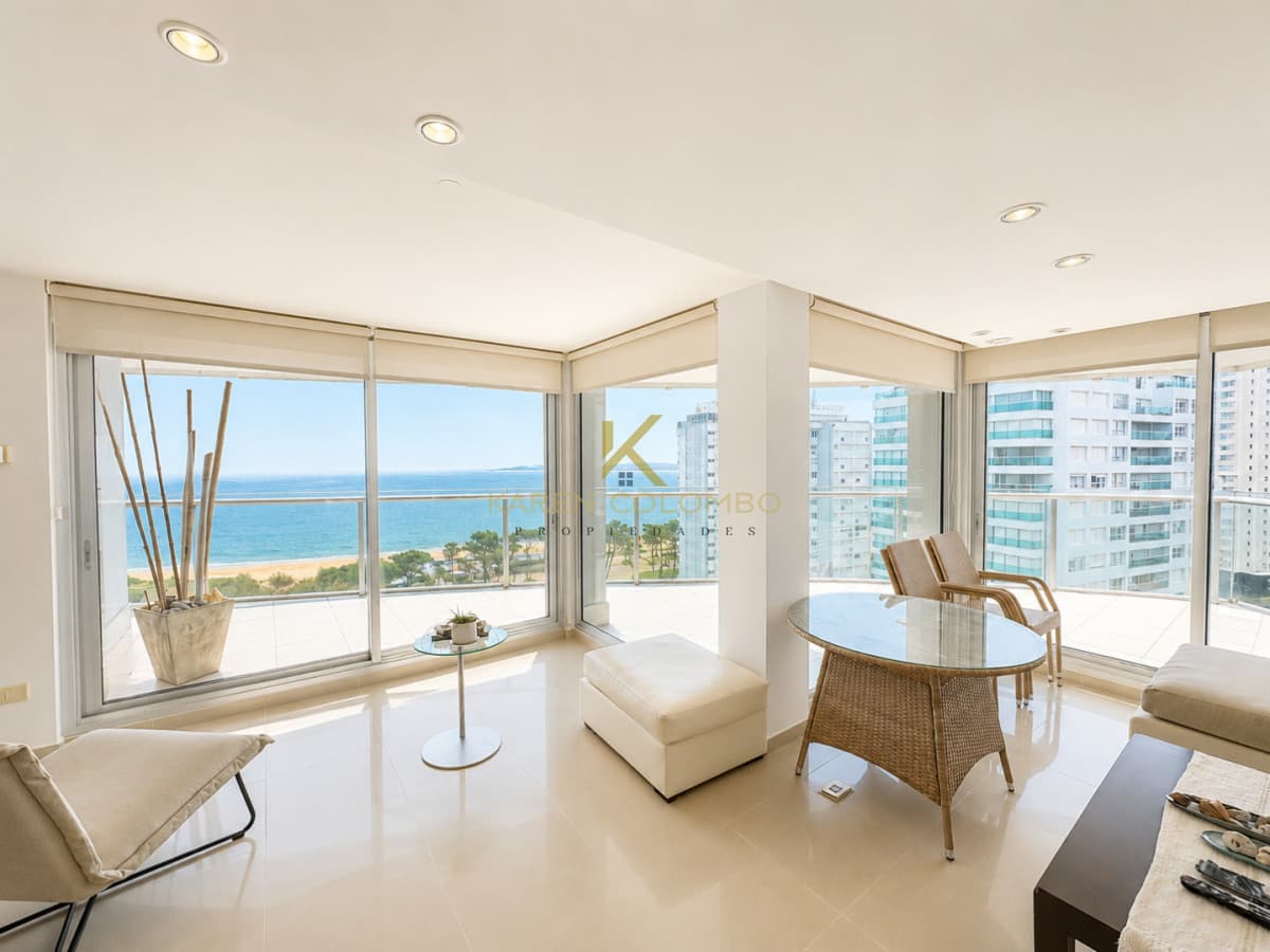 Espectacular Apartamento en Venta y en Alquiler de temporada -Primera linea Playa Mansa