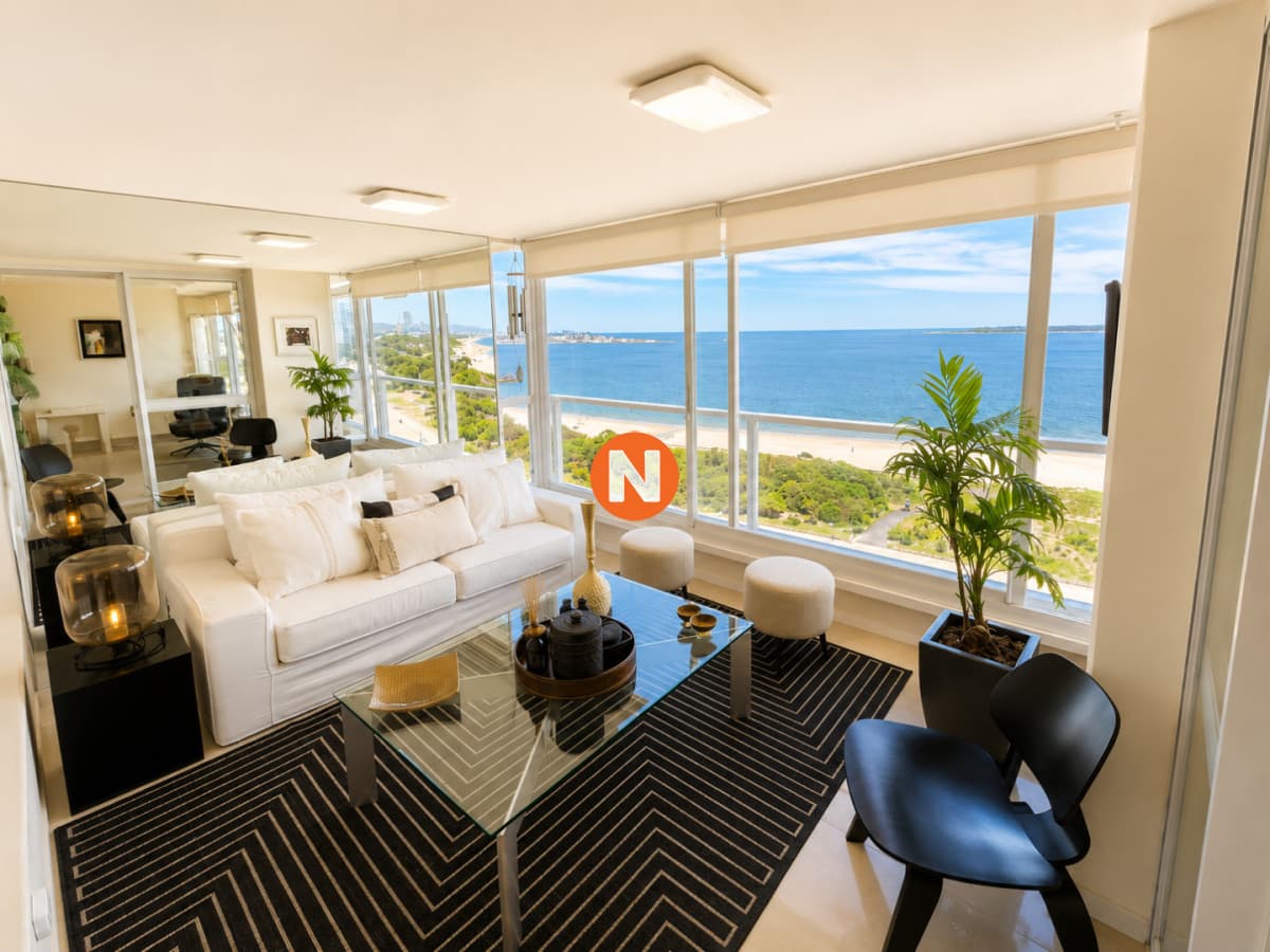 Amplio apartamento de 3 dormitorios en Mansa, Punta del Este