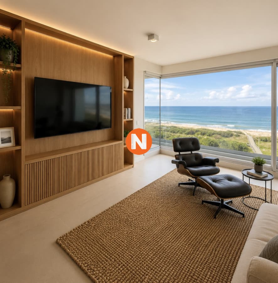 Apartamento de 3 Dormitorios en Brava, Punta del Este