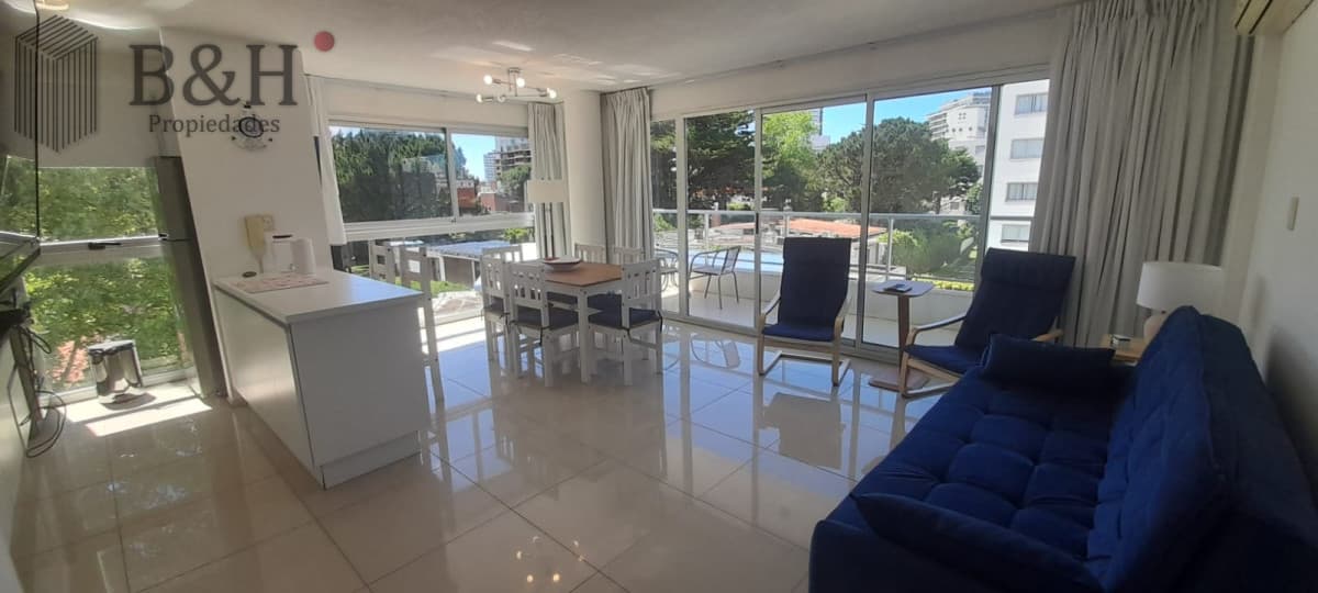 ALQUILER  INVERNAL DE APARTAMENTO DE 1 DORMITORIO Y UN BAÑOS, AYDI GRILL, PUNTA DEL ESTE